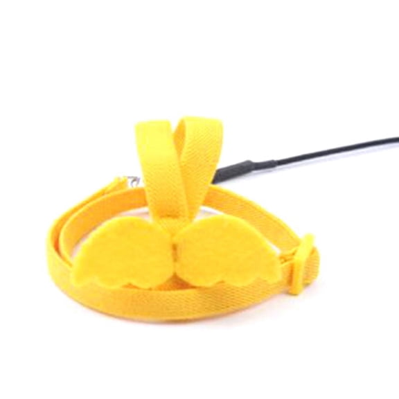 Yellow Parrot Bird Leash Outdoor Adjustable Harness Training Rope Anti Bite Flying Band Soft Comfortable Parrot Leash