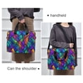 thumbnail image 6 of FORMRS 16" Laptop Bag Carrying Sleeve Case with Handle Travel Shoulder Briefcase, Vibrant Stained Glass Pattern, 6 of 8