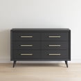 thumbnail image 5 of Child Craft Cranbrook 53" Interlocking 6-Drawer Double Dresser for Nursery or Bedroom, Anti-Tip Kit, Ebony, 5 of 7