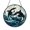 Acrylic 3.5 Inch, variant on Marine Orca Whale Window Suncatcher, Faux Stained Glass Ocean Inspired Decor for Sea Life Enthusiasts