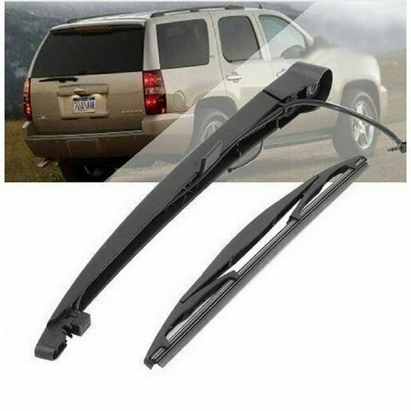 Car Rear Windshield Wiper Arm & Blade Set for Chevrolet Tahoe Suburban 2007 2008 2009-13 Rubber