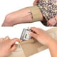 thumbnail image 5 of Bolsa vertical URSA de perfil bajo, suave y elástica, beige, con correas para los muslos, 5 of 9