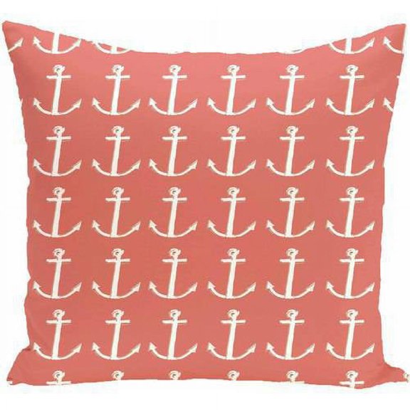 Simply Daisy Coastal Print Decorative Pillow, 16" x 16"