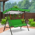 thumbnail image 4 of Swing Waterproof Oxford Cloth Canopy, Garden Swing Seat Replacement Canopy, Double Swing Replacement Canopy, Outdoor Patio Ham-mock Swing Seat Cover, 63.96"x44.46"x5.85" Swing Canopy Cover, 4 of 6