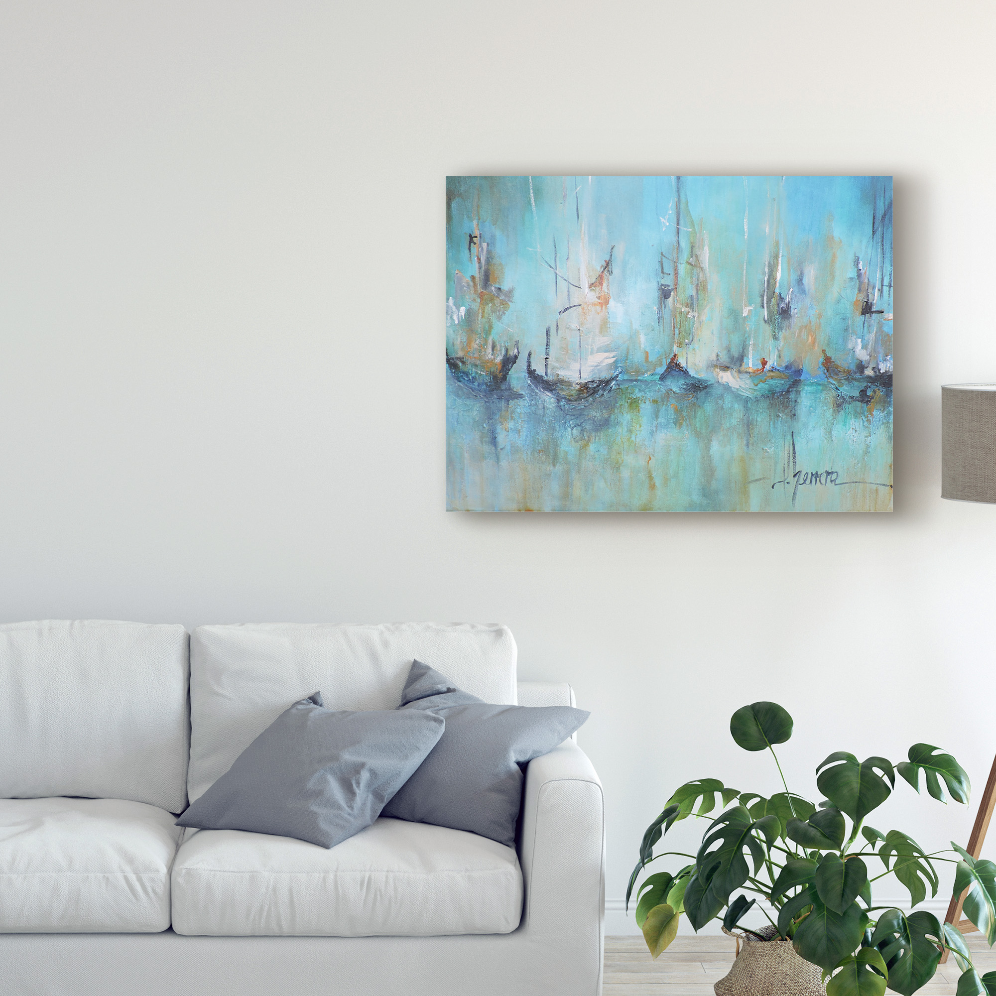 Trademark Fine Art 'Altamar' Canvas Art by Leticia Herrera