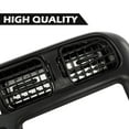 thumbnail image 2 of Black Dash Trim Bezel Cover Fit for Chevy Blazer S10/GMC Jimmy Sonoma 1998-2004 Dashboard Dash Cover, 2 of 9