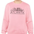 thumbnail image 2 of Skyline Atlanta Georgia Sweatshirt Unisex X-Large Pink, 2 of 5