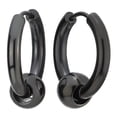 thumbnail image 3 of Pendientes con bisagras de cuentas circulares de acero inoxidable para hombres y mujeres, ofrecen durabilidad y una estética contemporánea 2 piezas, 3 of 5