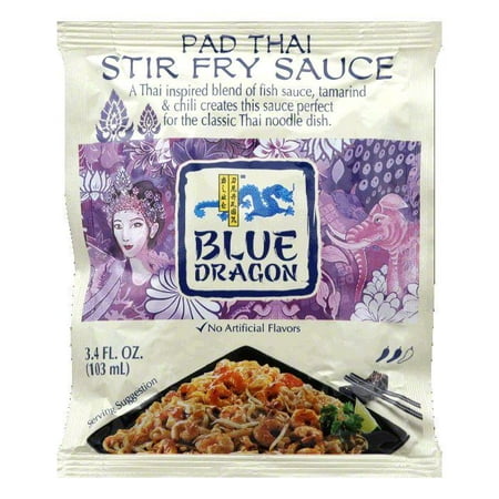 Blue Dragon Pad Thai Stir Fry Sauce, 3.4 Oz (Pack of