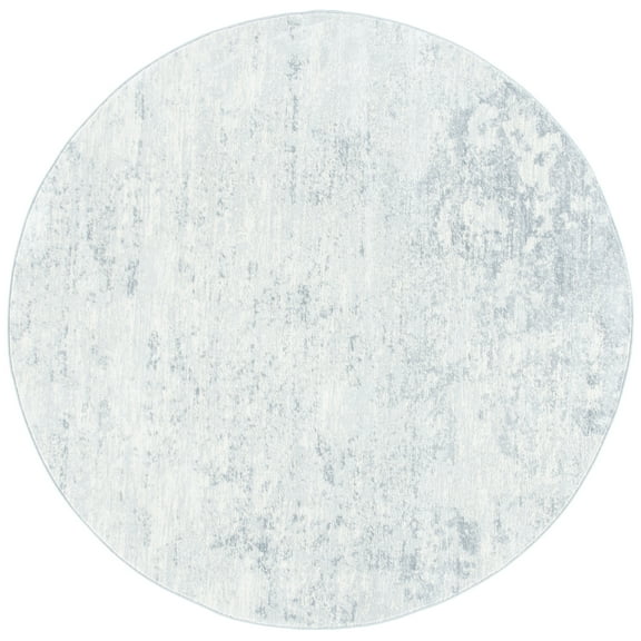 SAFAVIEH Brentwood Ainslee Abstract Area Rug, Ivory/Grey, 10' x 10' Round