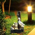 thumbnail image 3 of Decoración hogareña Gwong Garden Statue Fountain Ducks Family Design Ornamental Resin Patio Miniatures Decoración de la yarda Gwong 21070927, 3 of 6