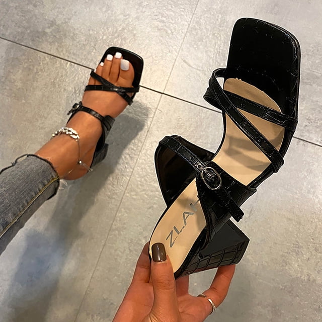 Zapatos de verano Sandalias casuales para mujer Sandalias de playa romanas Wmkox8yii nm10271