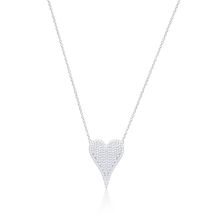 Lauren Klein Gold Tone Vermeil Heart Necklace, 18 in, 1 Piece