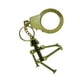 thumbnail image 5 of Paquete de 2-4 llaveros con colgante de Robot con tornillo Steampunk, novedad 4 piezas, 5 of 7