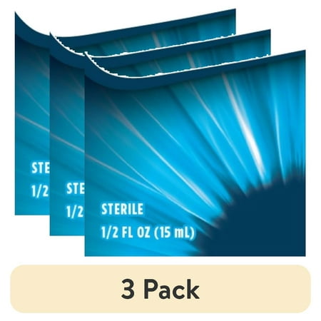 (3 pack) Bausch + Lomb Muro 128 Solution 5% 15 ML Each