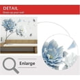 thumbnail image 3 of 75 * 130cm 3d Blue Flowers Butterflies Removable Vinyl Large Wall Art Decorations For Bedroom Living, 3 of 4