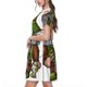 thumbnail image 2 of Easygdp Fishing Gnome para Vestido Transpirable de Mujer, Vestido Suelto de Manga Corta con Pliegues y Bolsillos para el Verano, 2 of 6
