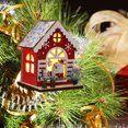 thumbnail image 5 of Hwkond Christmas Ornaments Christmas Small House Christmas Decoration Ornaments Christmas Micro PVC Small House Christmas Decoration, 5 of 5