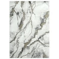 thumbnail image 6 of Abani Luna Collection Area Rug Mid Century Modern Bedroom Living Room Decor Floor Rug 3 x 5 Grey Gold, 6 of 9
