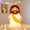 Yellow Jesus Night Light, variant on Jesus Night Light Rechargeable Bedside Night Light Dimmable Silicone LED Light Ideal for Religious Gatherings, Gifts for Sunday School, Baptism Presents, Easter Egg Decorations