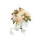 thumbnail image 3 of Ramo de novia para dama de honor, flores artificiales elegantes y románticas. Blanco, 3 of 9