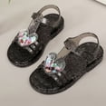 thumbnail image 6 of Girl's Jelly Sandals Sparkling Flat Sandals on Water Beach Princess Dress Summer Dress Small/Big Children's Shoes, 6 of 7
