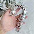 thumbnail image 4 of Fiudx Bastón de Nieve Navideño con Espejo de Espuma, Colgante de Vidrio Artesanal, Juego de Luces Reflectantes, Decoración Navideña Versátil, Adorno para Árbol o Repisa, Regalo Perfecto, Tamaño 16 X, 4 of 4