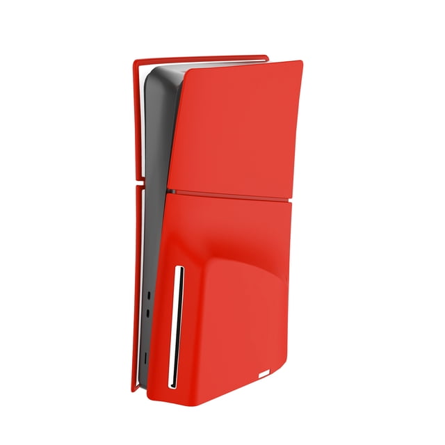 Funda de silicona para PS5 Slim (edición con disco y edición digital), funda protectora antideslizante, resistente a arañazos y a prueba de polvo para carcasas y accesorios de la PS5 Slim