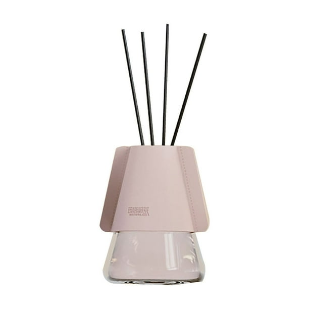 Difusor de aromaterapia de ratán 130ml | Perfume para coche y hogar sin fuego | Desodorante de baño de hotel Cup | Aroma de larga duración | Eliminación de olores | Fragancia decorativa para