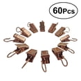 thumbnail image 2 of OULII 60 Pcs Metal Clips Curtain Clips Anti-skid Iron Round Rim for Homeowners, 2 of 2