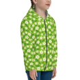 thumbnail image 5 of Rocae Daisies Flowers for Zip Up Hoodies for Teen Sweatshirt with Hood-Small, 5 of 6