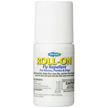 Farnam Roll-On Fly Repellent  For Horses, Ponies and Dogs  2 oz