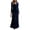 Navy, variant on BAVIRRA Women Cowl Draped Neck Mermaid Maxi Dress, Long Sleeve Fitted Waist Flowy Chiffon Formal Gown, Modest Elegant Outfit for Prom Wedding Guest Bridesmaid Cocktail Party