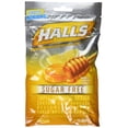 thumbnail image 2 of Halls Cough Suppressant Drops Triple Soothing Action Honey Lemon, 25ct, 3-Pack, 2 of 6