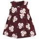 thumbnail image 5 of Hudson Baby Conjunto De Vestido Y Cárdigan De Algodón Para Niñas, Color Burdeos, Floral, 5 Niños Pequeños, 5 of 5