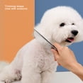 thumbnail image 3 of Dog Combs Professional Metal Cat Comb Grooming Tool Pet Hair Comb For Home Grooming Kit Removes Knots Mats Remove Crust Dirt Buildup Around Pet Eyes, 3 of 8