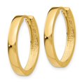 thumbnail image 2 of FB Jewels 14K Yellow Gold Hinged Hoop Earrings, 2 of 4
