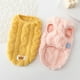 thumbnail image 2 of Fleece Pullover Pet Clothes Cute Wavy Double-sided Puppy Kitten Coats Sweater for Small Medium Dogs Cats Warm Winter Outfit ShopWise Round, 2 of 12