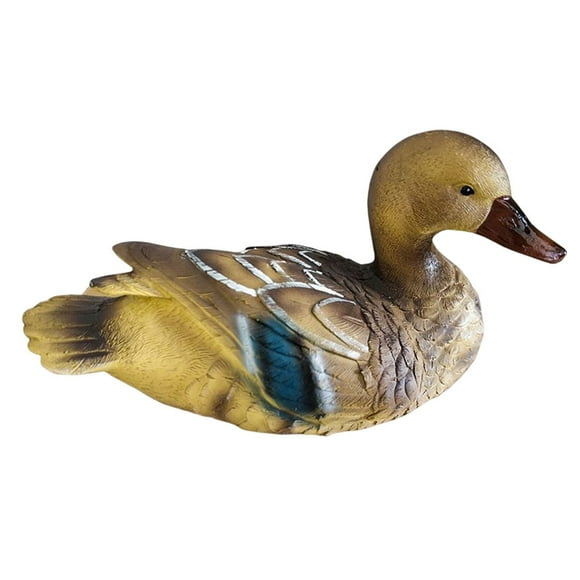 fashionhome Statue de Canard Mandarin Ornement Décoration Maison Grand Sculptures d'Animaux Décoration de Jardin Cadeau d'Anniversaire Féminin