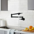 thumbnail image 3 of Kitchen Pot Filler Faucet Wall Mount,Brass Folding Stretchable with Swing Arm Single Hole Two Handles, 3 of 9
