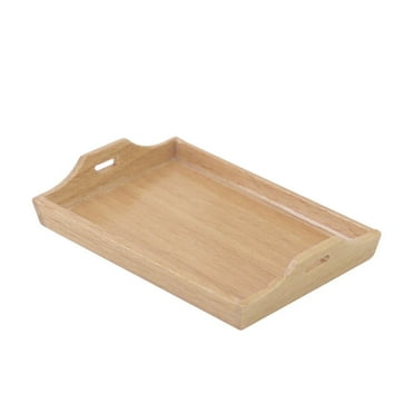 abbageba Wooden Storage Lap Trays for Bed Eating