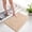 Beige, variant on Super Absorbent Non Slip Bathroom Rug Soft Microfiber Bath Mat Quick Dry Washable Toilet Door Mat for Bedroom Kitchen Entryway Laundry