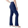 thumbnail image 3 of Roaman's Women's Plus Size Petite Plus Size Comfort Stretch Bootcut Jean, 3 of 4