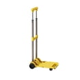 thumbnail image 2 of PONPRNGY Small Folding Hand Truck Dolly with 2 Wheels, Foldable Luggage Cart, Lightweight Plastic Collapsible Cart, for Airport Travel Moving Use, 2 of 7