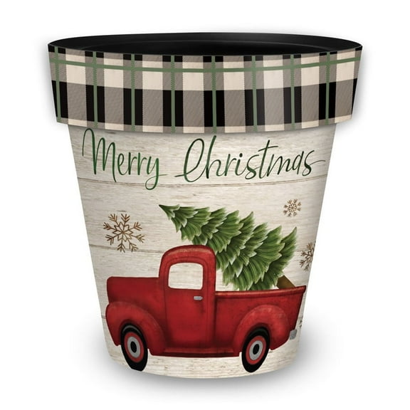 Briarwood Lane Merry Christmas Pickup Truck Small Planter