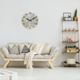 thumbnail image 5 of Farmhouse Wall Clock Battery Operated 10 Inch Silent Non-Ticking Wooden Wall Clocks Country Flower Field Clock for Kitchen Living Room Bedroom Decor, 5 of 7