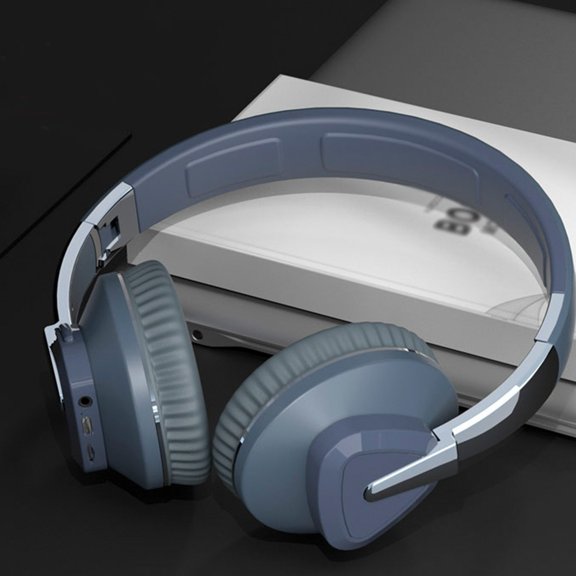 Latrodar Bluetooth Headphones Over-Ear Foldable Lightweight Wireless Headphones Hi-Fi Stereo Adjus-table Headset Support FM AUX For Cell Phone/PC/Home Novelty N