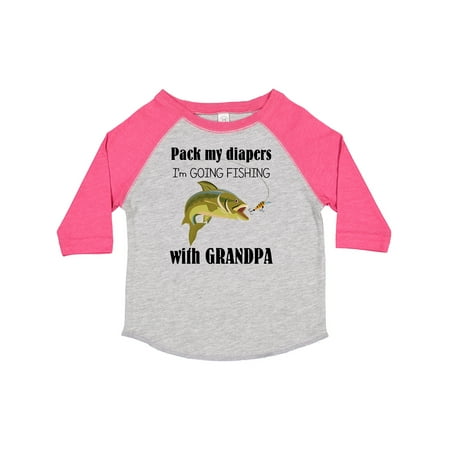 

Inktastic Going Fishing with Grandpa Gift Toddler Boy or Toddler Girl T-Shirt