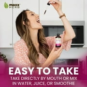Maxx Herb Pau D'Arco Extract with Dandelion & Red Clover, Liquid Herbal Tincture Drops, 4 Fl Oz