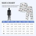 thumbnail image 4 of Balery Dachshund Dog Puppy Pijama para Hombre de Dos Piezas con Manga Larga, Conjunto de Dormir y Descanso Suave con Bolsillos-Small, 4 of 7